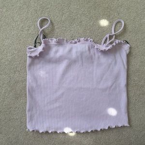Lilac crop top